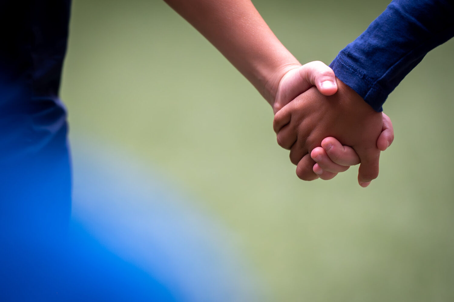 Two hands holding
