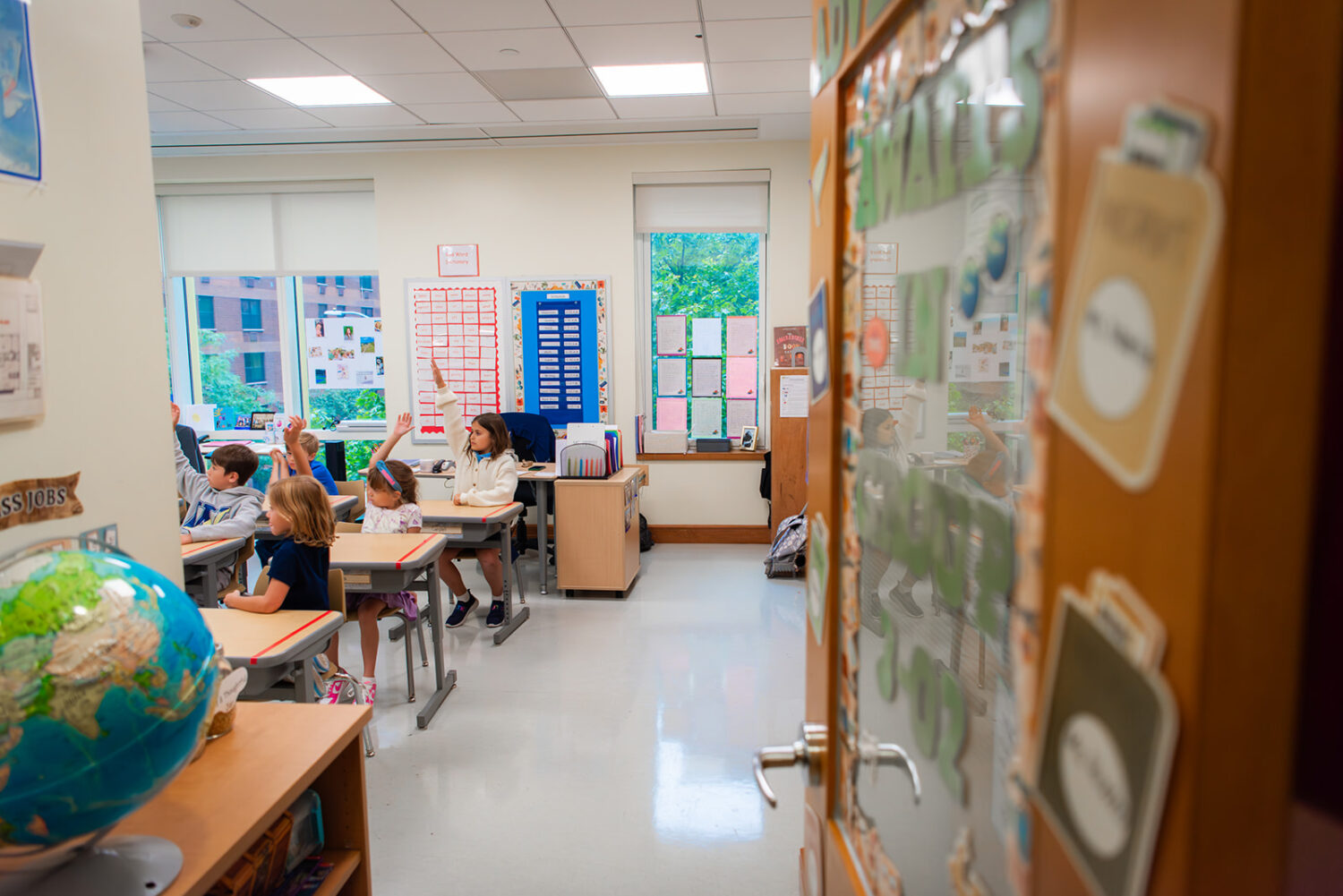 students in classroom