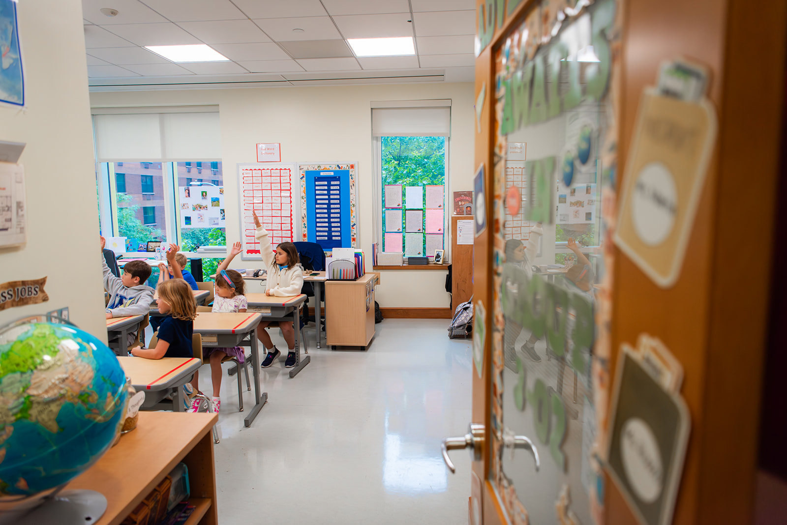 students in classroom