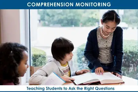 teacher helping students read